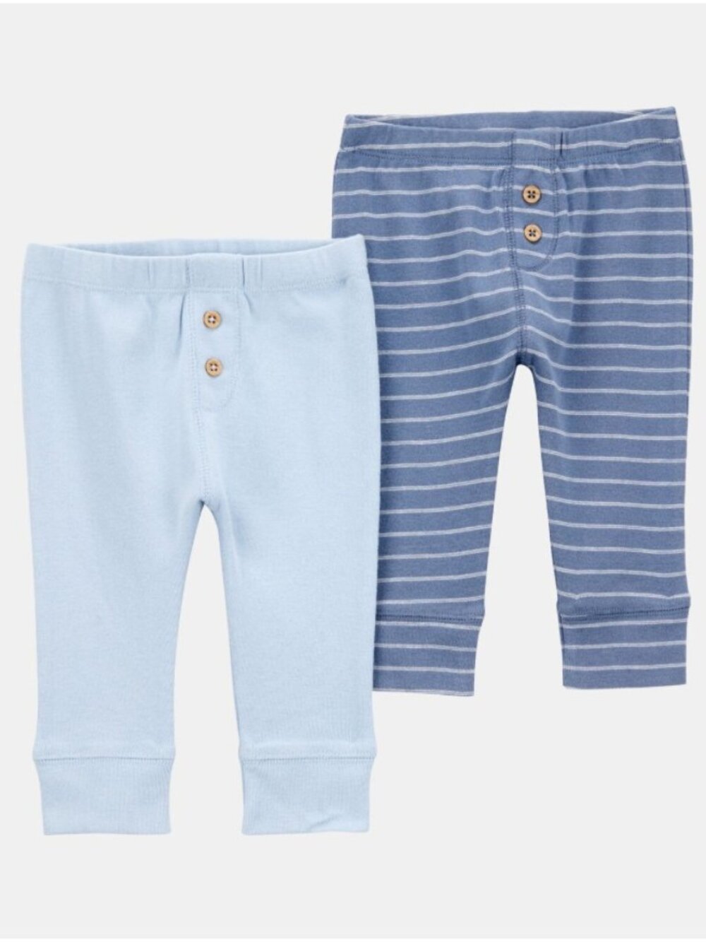 NWT Carter's Baby 2-Pack Pull-On Pants - Blue Various Sizes
